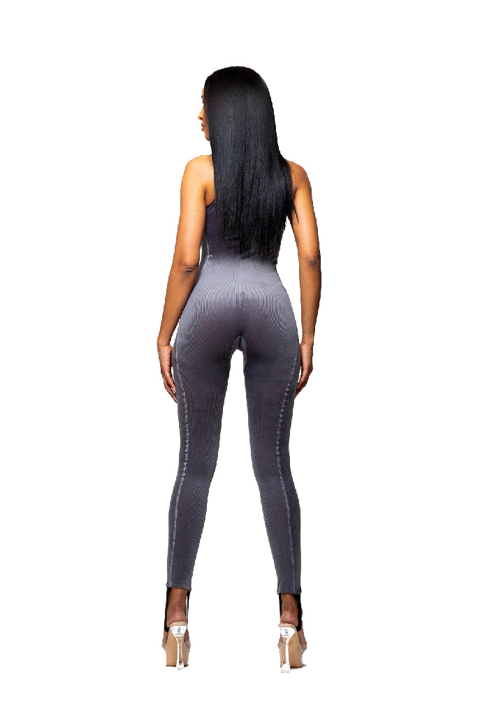 RAZOR JUMPSUIT - GREY