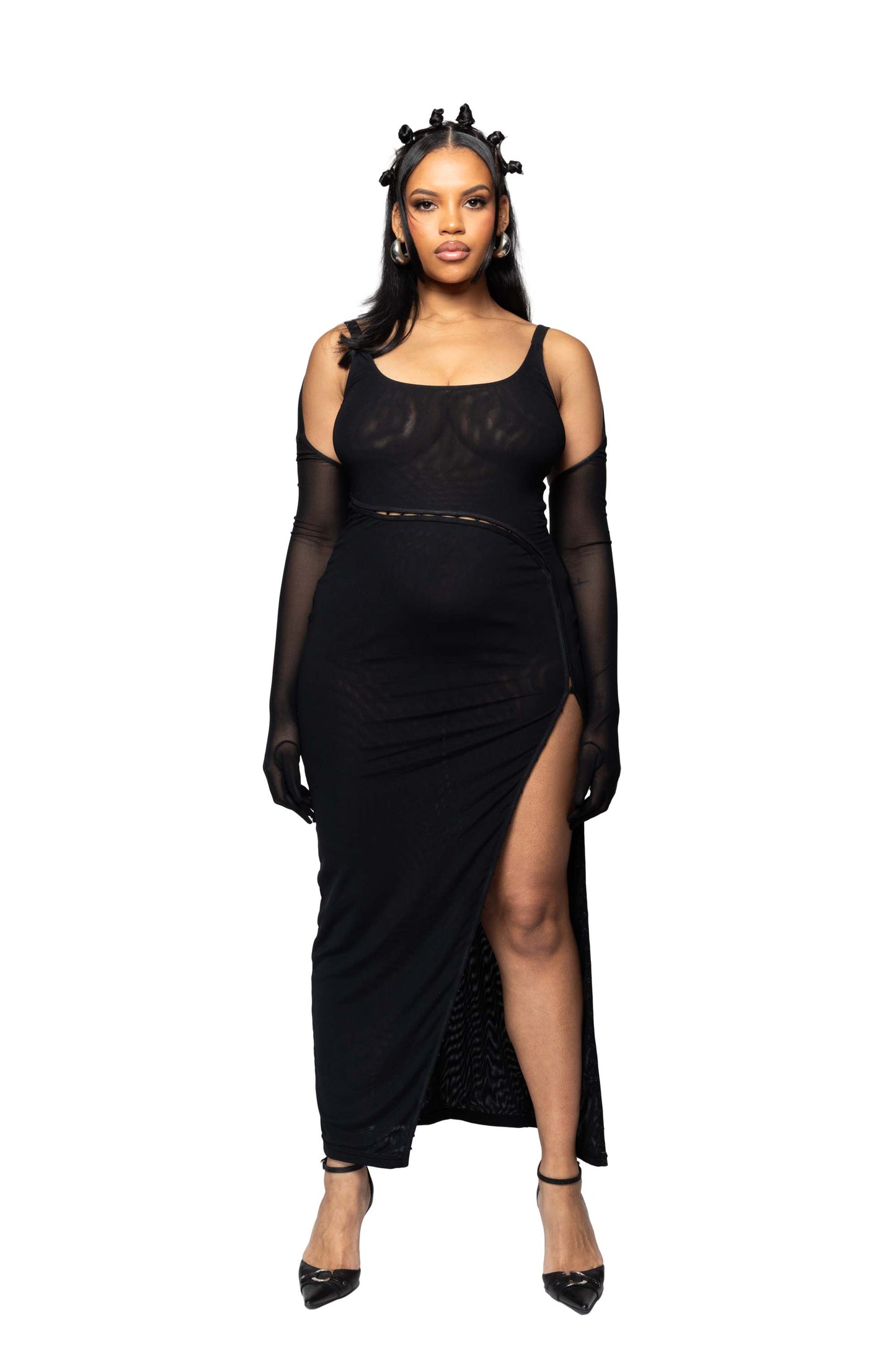 RAVEN DRESS- BLACK