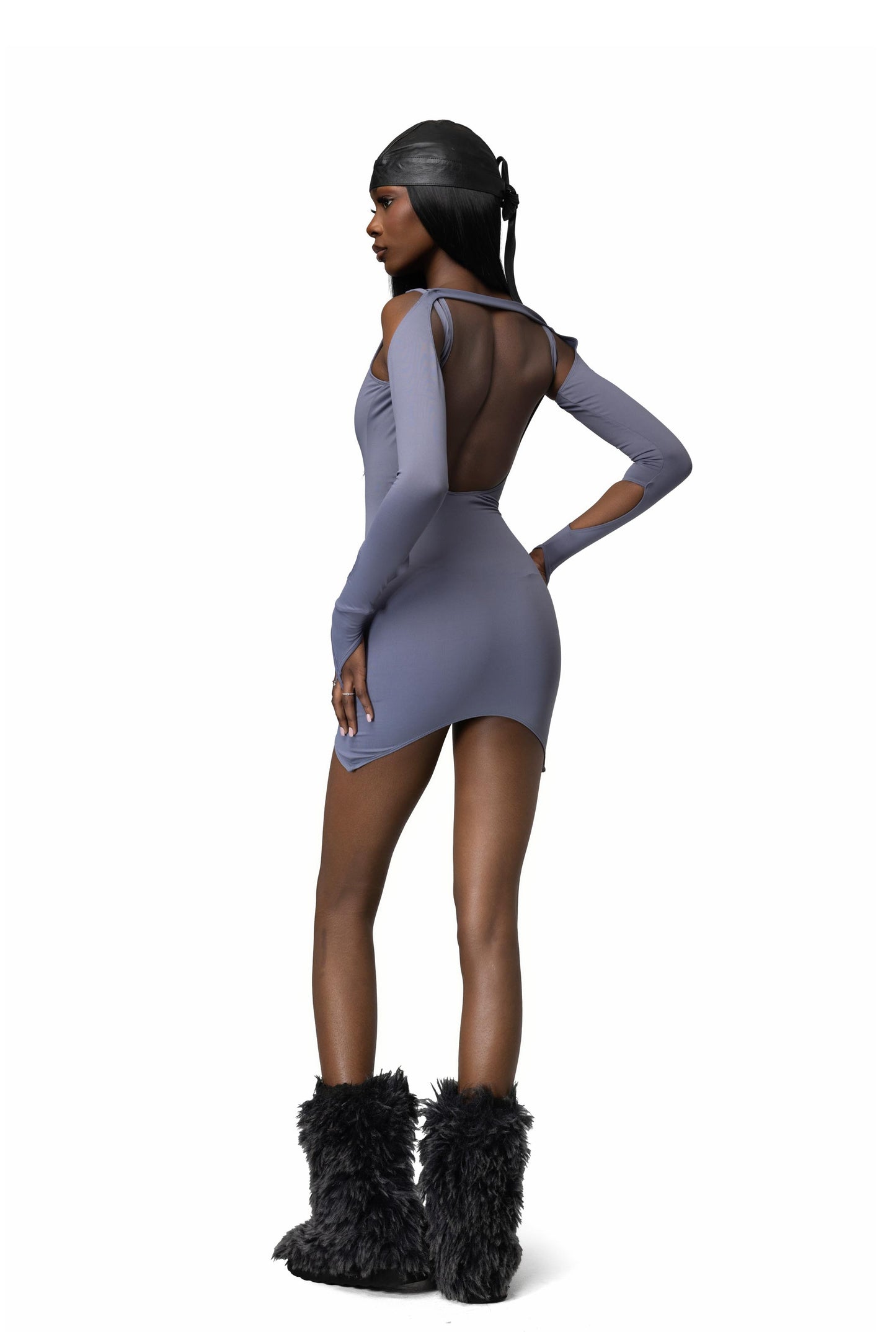 XYLO DRESS- BLUE