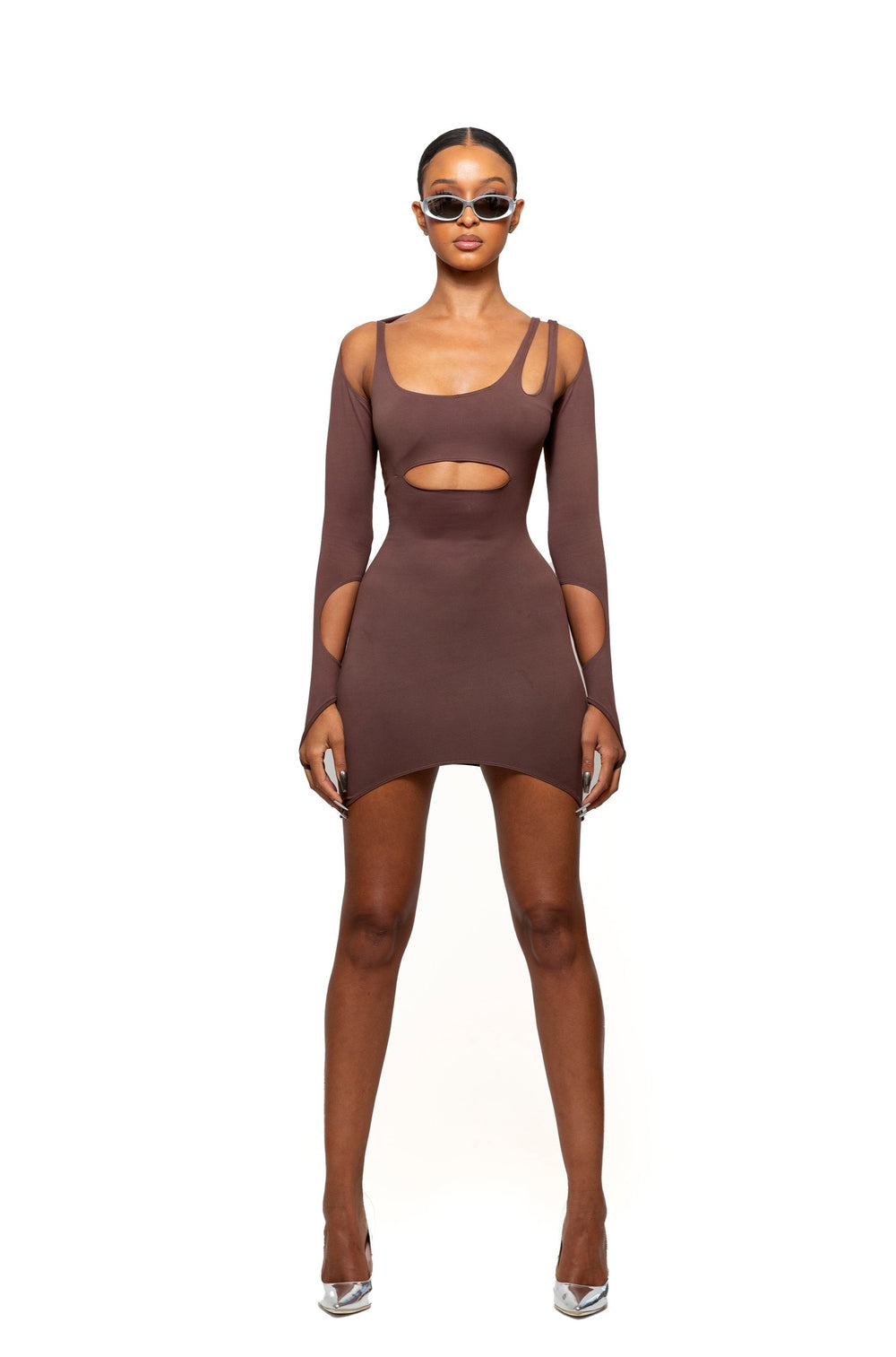 XYLO DRESS- COCO BROWN