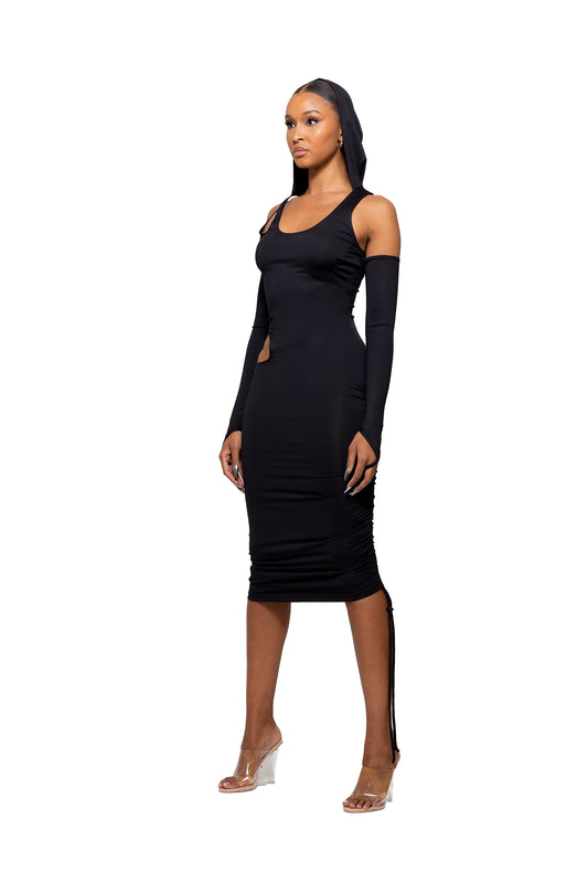 PHANTOM DRESS- BLACK